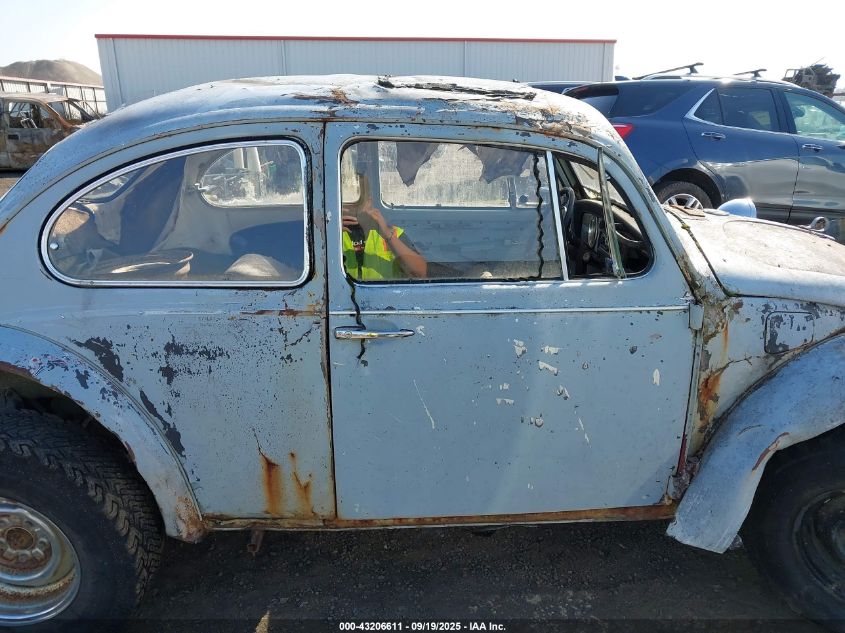 1968 Volkswagen Beetle VIN: 118888331 Lot: 43206611