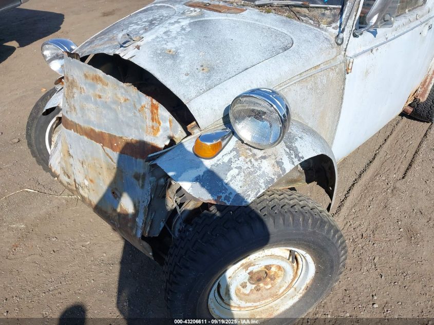 1968 Volkswagen Beetle VIN: 118888331 Lot: 43206611