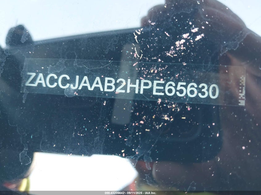 ZACCJAAB2HPE65630 2017 JEEP RENEGADE photo no. 9