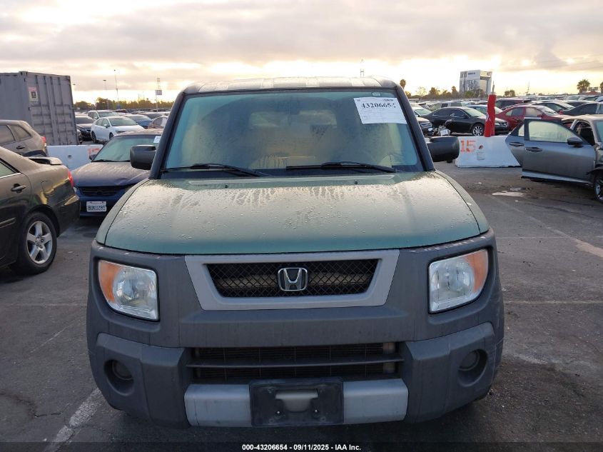 2003 Honda Element Ex VIN: 5J6YH28563L042970 Lot: 43206654
