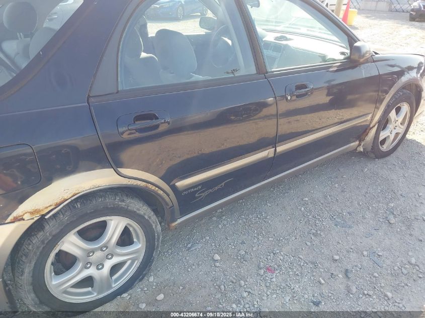 2002 Subaru Impreza Outback Sport VIN: JF1GG68552H818153 Lot: 43206674