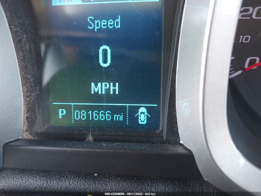 2016 Chevrolet Equinox Lt VIN: 2GNFLFEK8G6275218 Lot: 43206696