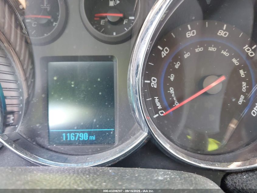 2012 Chevrolet Cruze 1Lt VIN: 1G1PF5SC0C7263756 Lot: 43206707