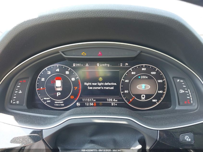 2017 Audi Q7 3.0T Premium VIN: WA1VABF71HD029184 Lot: 43206773