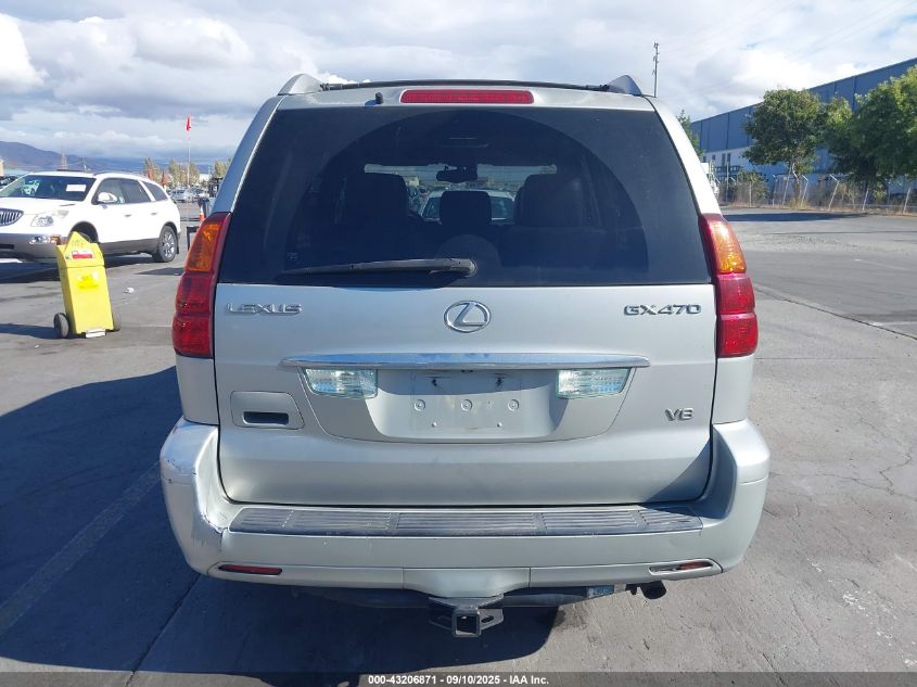 2004 Lexus Gx 470 VIN: JTJBT20X640062501 Lot: 43206871