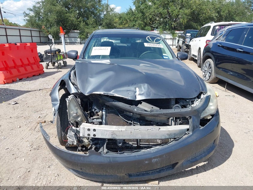 2008 Infiniti G35 VIN: 0JNKBV61FX8M27911 Lot: 43206922