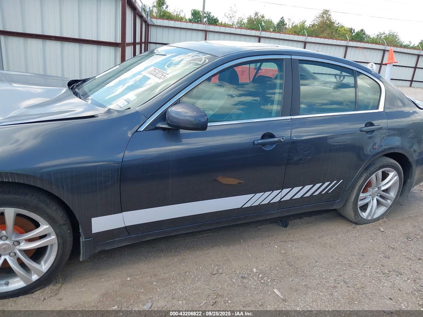 2008 Infiniti G35 VIN: 0JNKBV61FX8M27911 Lot: 43206922