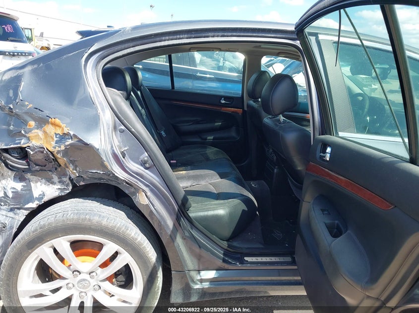 2008 Infiniti G35 VIN: 0JNKBV61FX8M27911 Lot: 43206922