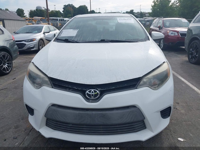 2014 Toyota Corolla L VIN: 2T1BURHE5EC062380 Lot: 43206929