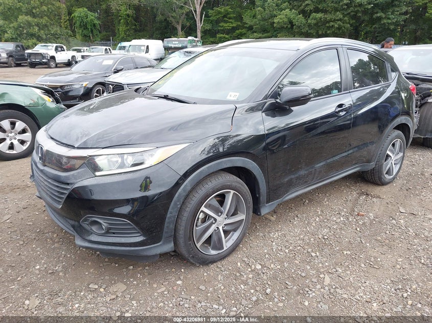 2022 Honda Hr-V Awd Ex-L black other gasoline 3CZRU6H74NM731223 photo #3