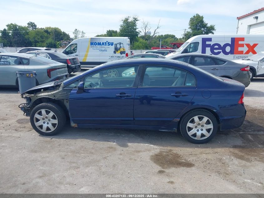 2009 Honda Civic Lx VIN: 1HGFA16559L029796 Lot: 43207133