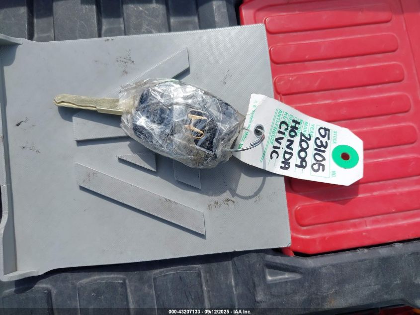 2009 Honda Civic Lx VIN: 1HGFA16559L029796 Lot: 43207133