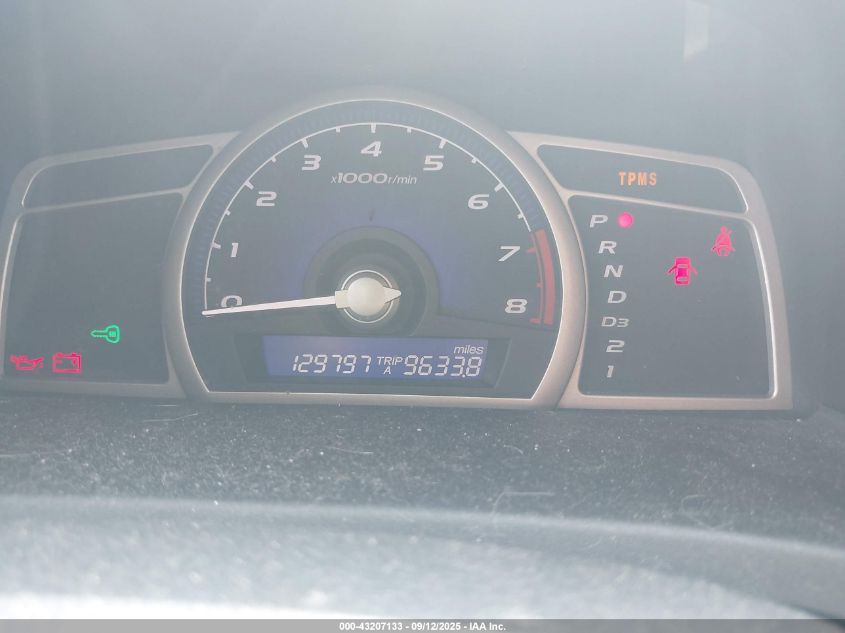 2009 Honda Civic Lx VIN: 1HGFA16559L029796 Lot: 43207133