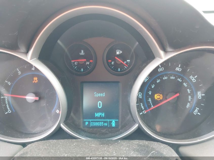 2012 Chevrolet Cruze Ls VIN: 1G1PC5SH4C7348734 Lot: 43207139