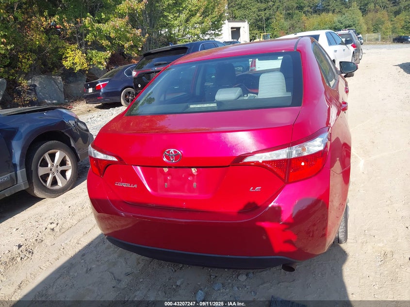 2015 TOYOTA COROLLA LE - 2T1BURHE3FC359780