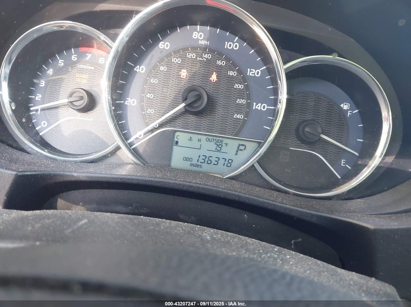 2015 TOYOTA COROLLA LE - 2T1BURHE3FC359780