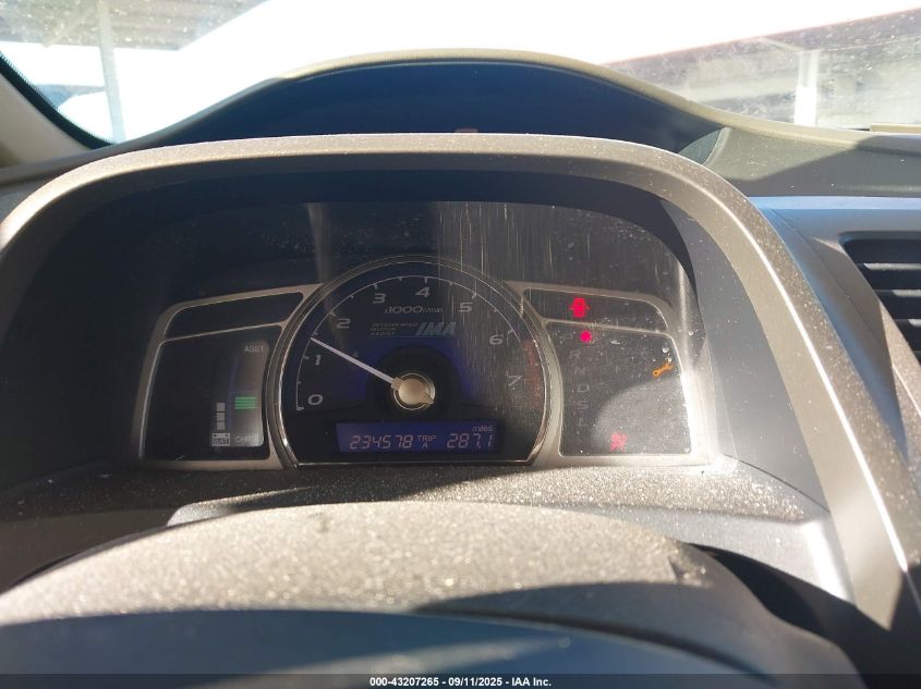 2007 Honda Civic Hybrid VIN: JHMFA36247S016801 Lot: 43207265