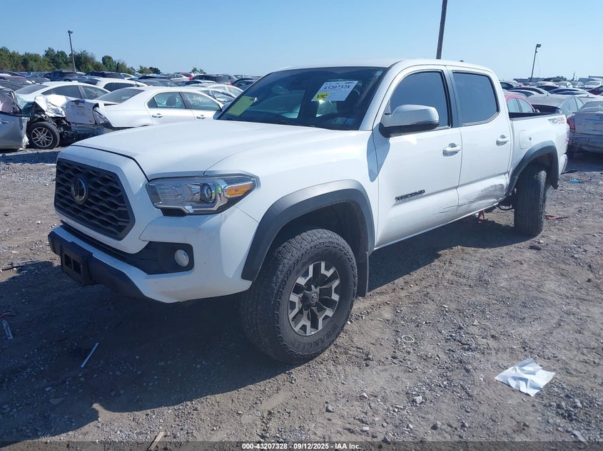 2020 Toyota Tacoma Trd Off-Road white truck gasoline 3TMCZ5AN5LM329238 photo #3
