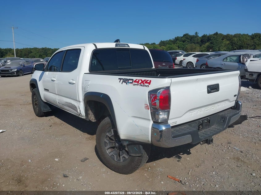 2020 Toyota Tacoma Trd Off-Road white truck gasoline 3TMCZ5AN5LM329238 photo #4