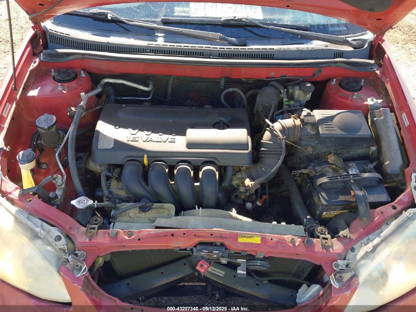 2004 Toyota Corolla S VIN: 2T1BR32E74C299524 Lot: 43207340