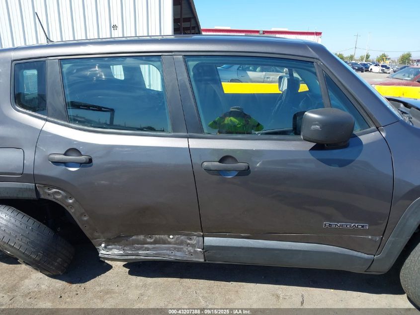 2018 Jeep Renegade Sport 4X4 VIN: ZACCJBAB1JPJ44431 Lot: 43207388