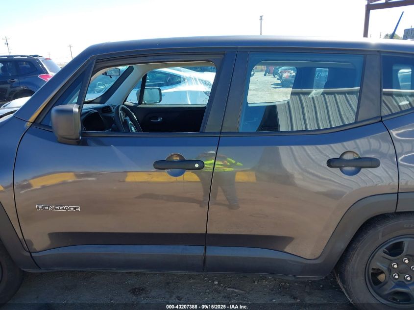 2018 Jeep Renegade Sport 4X4 VIN: ZACCJBAB1JPJ44431 Lot: 43207388