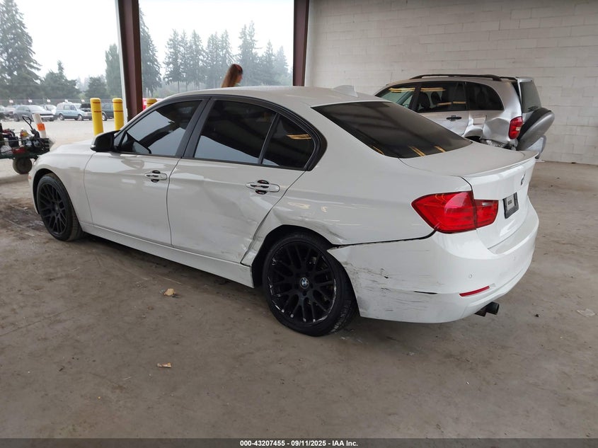 2014 BMW 328I white sedan gasoline WBA3C1C57EK117469 photo #4