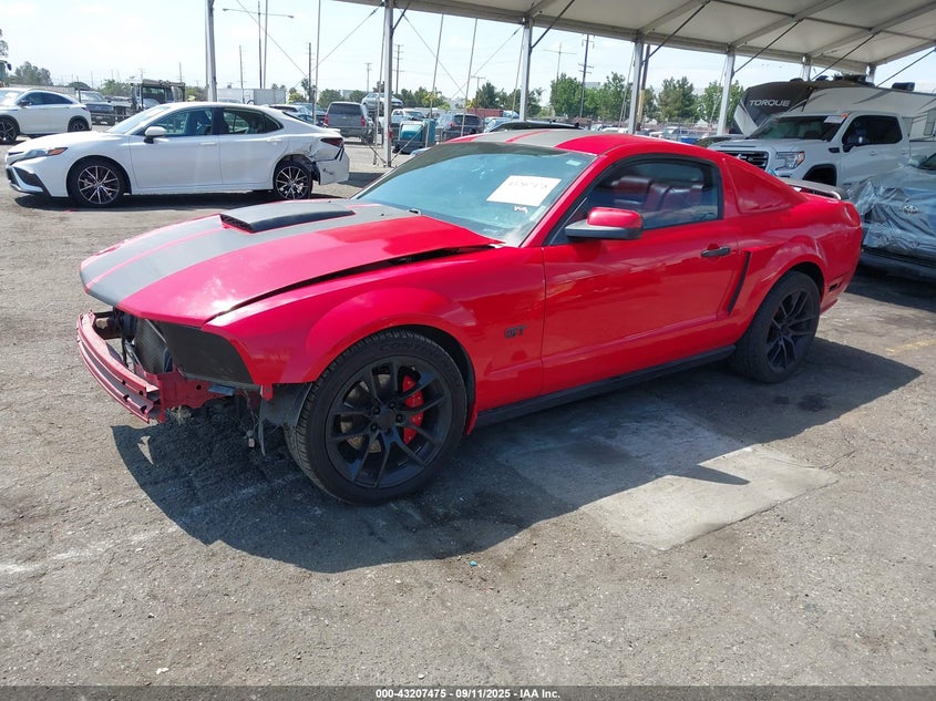 1ZVHT82H685148435 2008 FORD MUSTANG photo no. 2