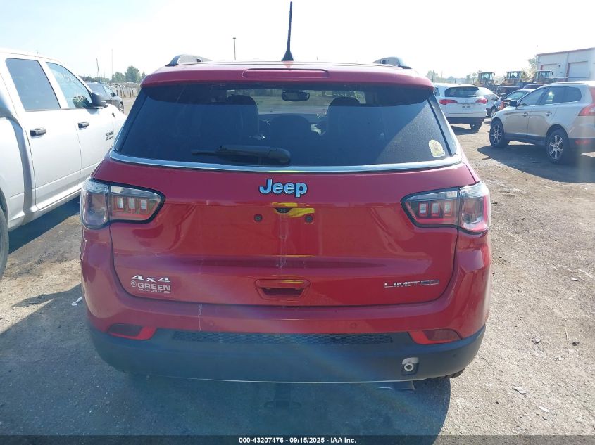 2021 Jeep Compass Limited 4X4 VIN: 3C4NJDCBXMT527592 Lot: 43207476