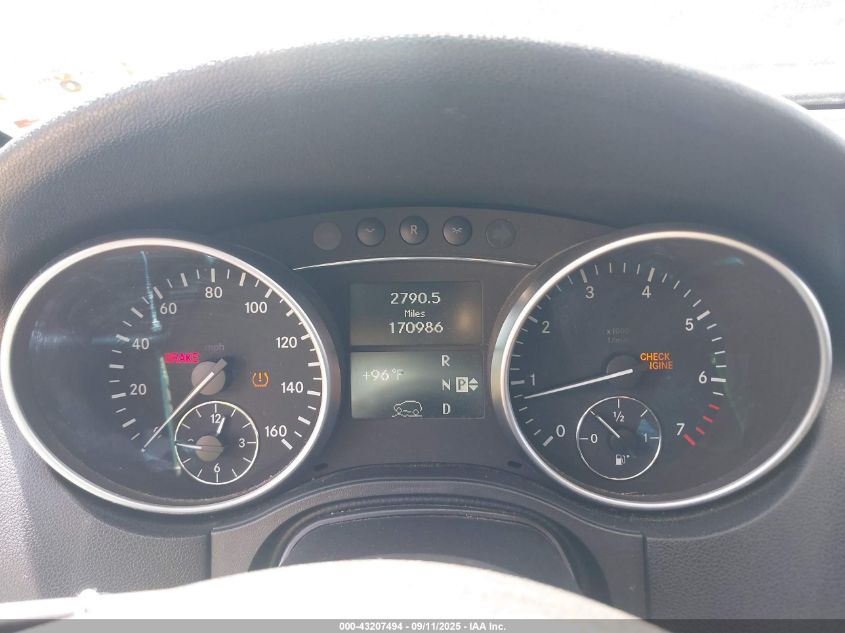 2009 Mercedes-Benz Ml 350 4Matic VIN: 4JGBB86E59A493634 Lot: 43207494