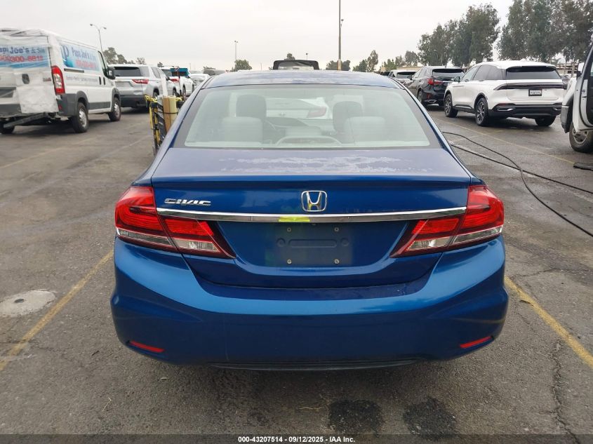 2014 Honda Civic Lx VIN: 19XFB2F52EE246811 Lot: 43207514