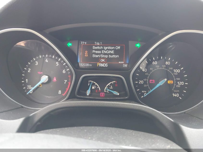 2018 Ford Focus Titanium VIN: 1FADP3J21JL323946 Lot: 43207606