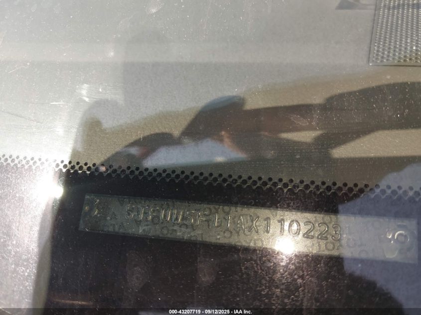 2010 Toyota Tundra Grade 5.7L V8 VIN: 5TFUW5F11AX110223 Lot: 43207719