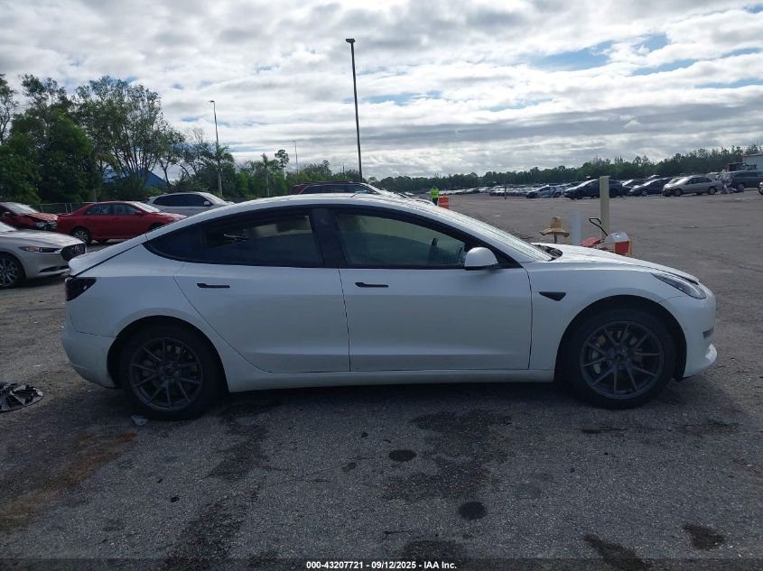 2022 Tesla Model 3 Long Range Dual Motor All-Wheel Drive VIN: 5YJ3E1EB0NF351174 Lot: 43207721