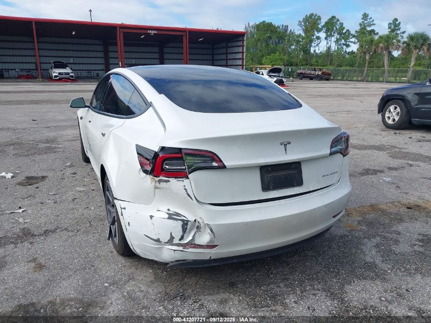 2022 Tesla Model 3 Long Range Dual Motor All-Wheel Drive VIN: 5YJ3E1EB0NF351174 Lot: 43207721