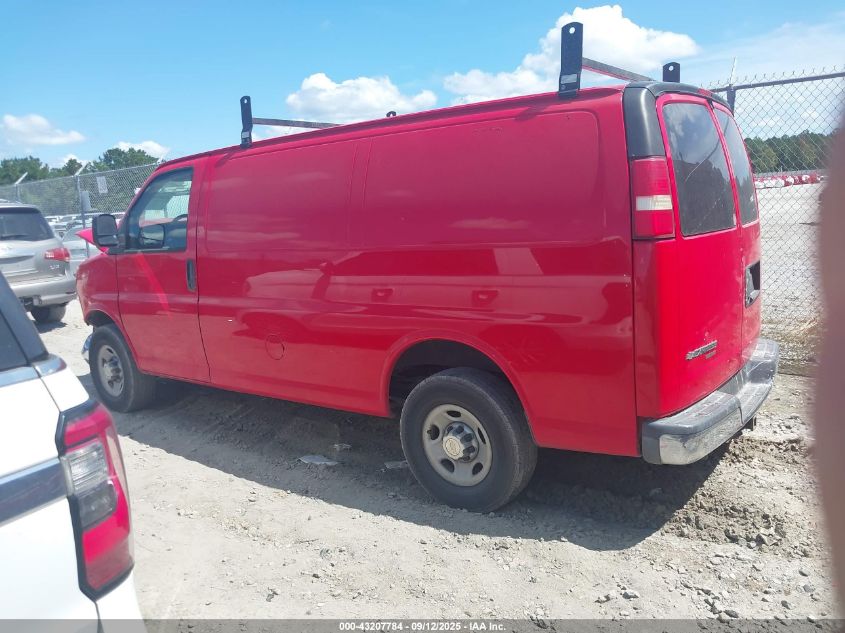 2015 Chevrolet Express 2500 Work Van VIN: 1GCWGFCF1F1124242 Lot: 43207784