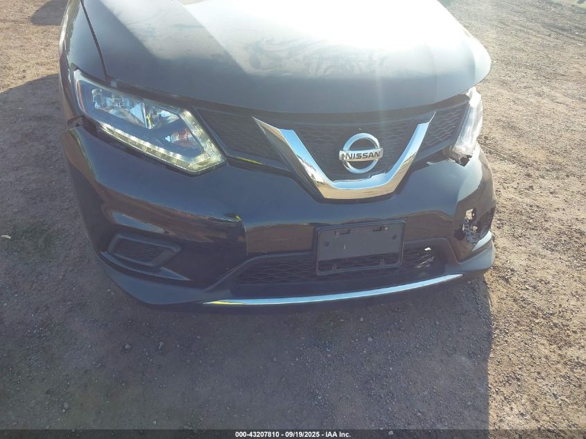 2016 Nissan Rogue S VIN: KNMAT2MT1GP618330 Lot: 43207810