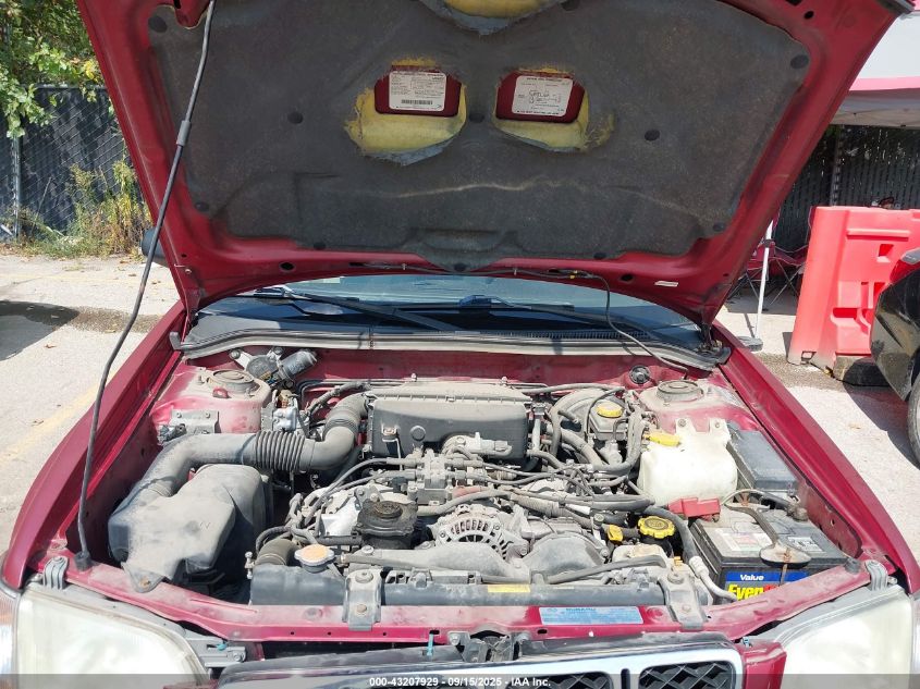 2001 Subaru Forester L VIN: JF1SF635X1H718438 Lot: 43207929