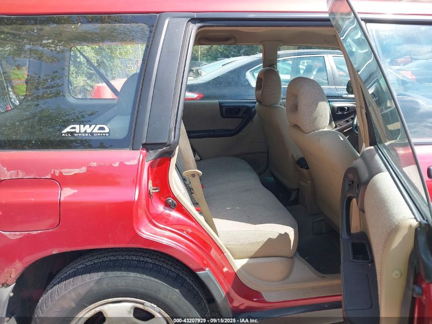 2001 Subaru Forester L VIN: JF1SF635X1H718438 Lot: 43207929