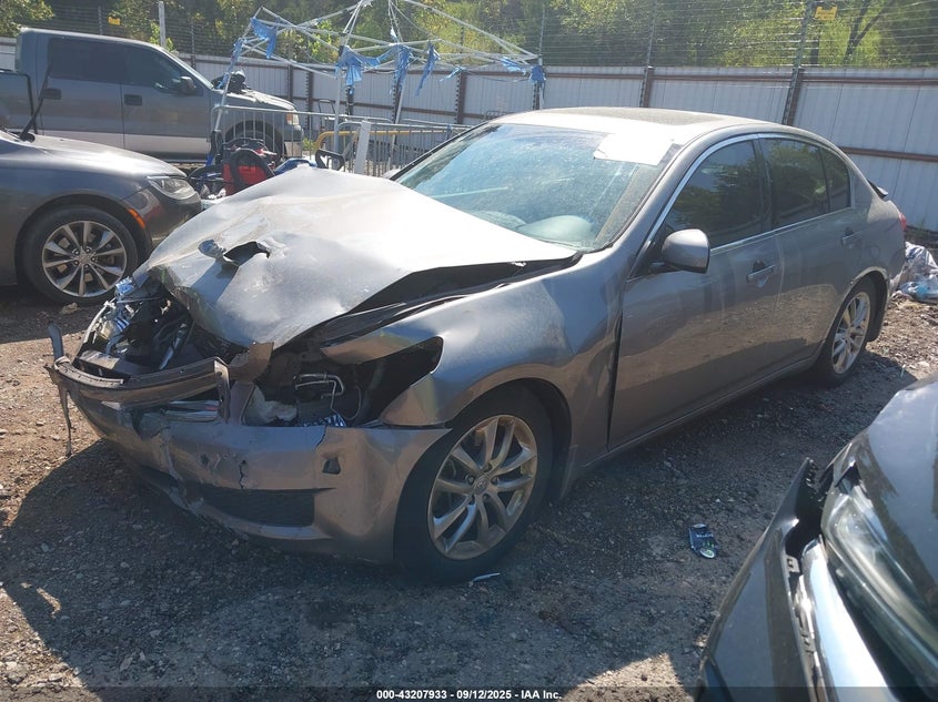2008 Infiniti G35 Journey silver sedan gasoline JNKBV61E88M225678 photo #3