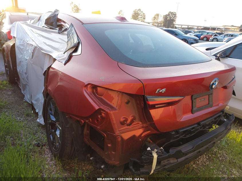 Vin: wby43aw00rfr71207, lot: 43702398, bmw i4 edrive35 20243