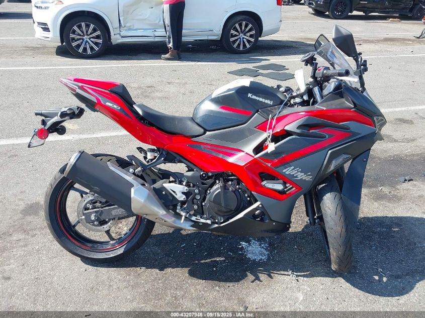 2025 Kawasaki Ex500 A/B VIN: ML5EXGJ10SDA61827 Lot: 43207946