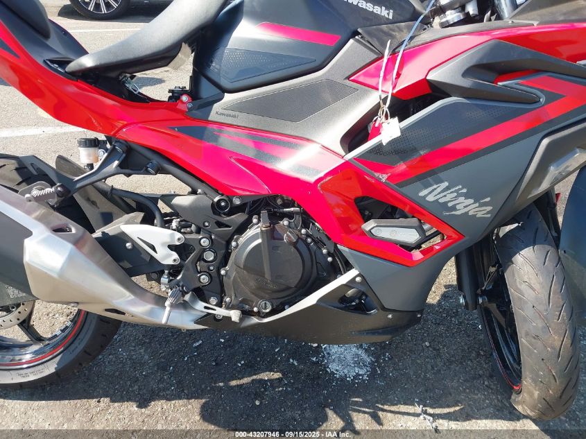 2025 Kawasaki Ex500 A/B VIN: ML5EXGJ10SDA61827 Lot: 43207946