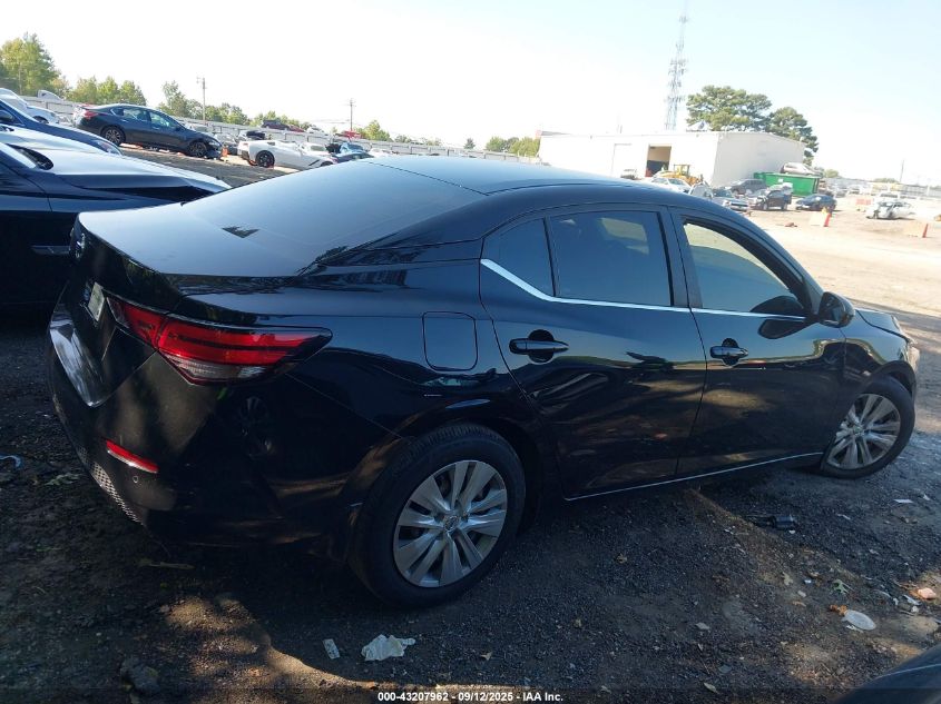 2021 Nissan Sentra S Xtronic Cvt VIN: 3N1AB8BVXMY295533 Lot: 43207962