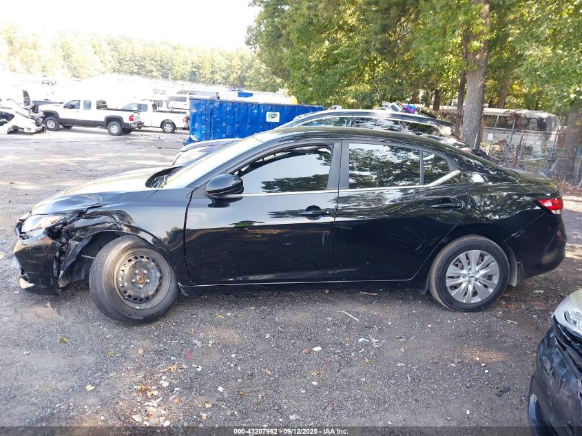 2021 Nissan Sentra S Xtronic Cvt VIN: 3N1AB8BVXMY295533 Lot: 43207962