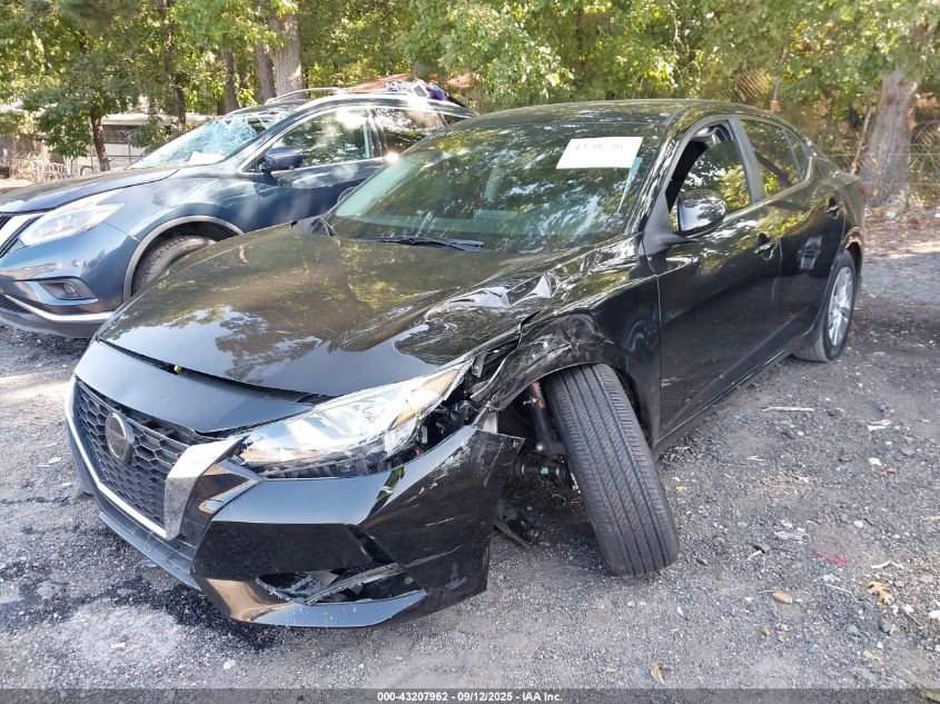 2021 Nissan Sentra S Xtronic Cvt VIN: 3N1AB8BVXMY295533 Lot: 43207962