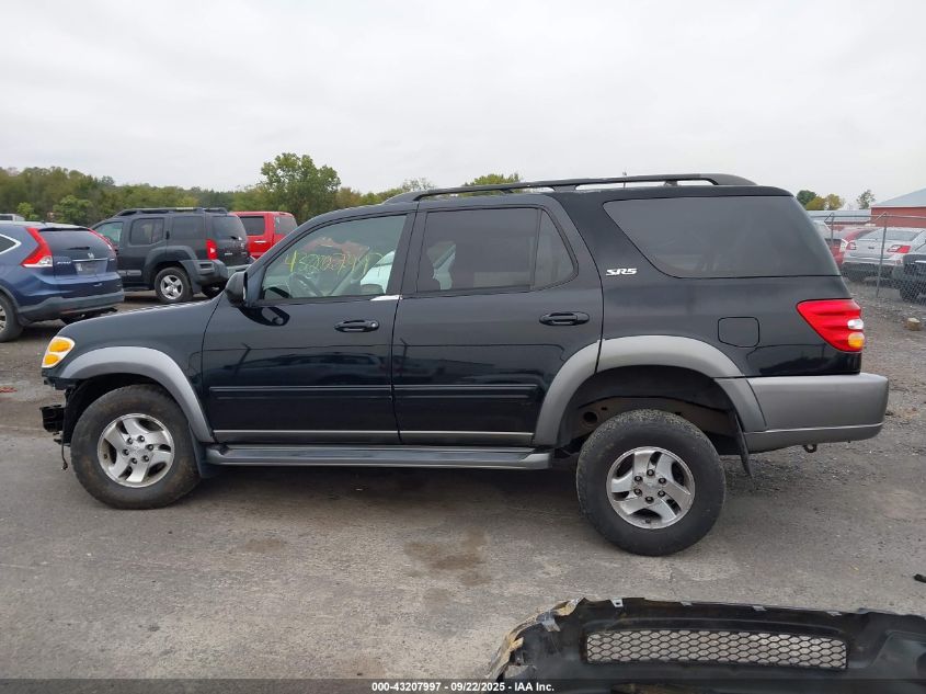 2003 Toyota Sequoia Sr5 V8 VIN: 5TDBT44AX3S166960 Lot: 43207997