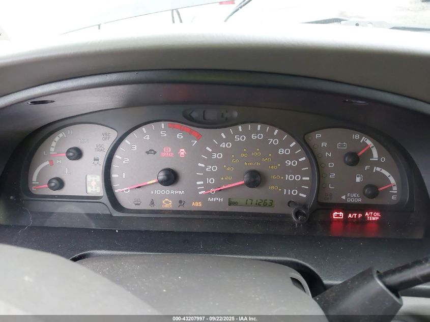 2003 Toyota Sequoia Sr5 V8 VIN: 5TDBT44AX3S166960 Lot: 43207997