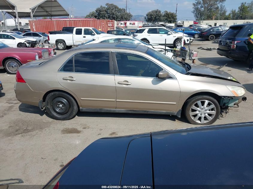 2006 Honda Accord 3.0 Lx VIN: 1HGCM66396A036683 Lot: 43208024