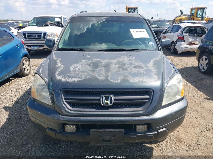 2004 Honda Pilot Ex-L VIN: 5FNYF18514B006792 Lot: 43208046